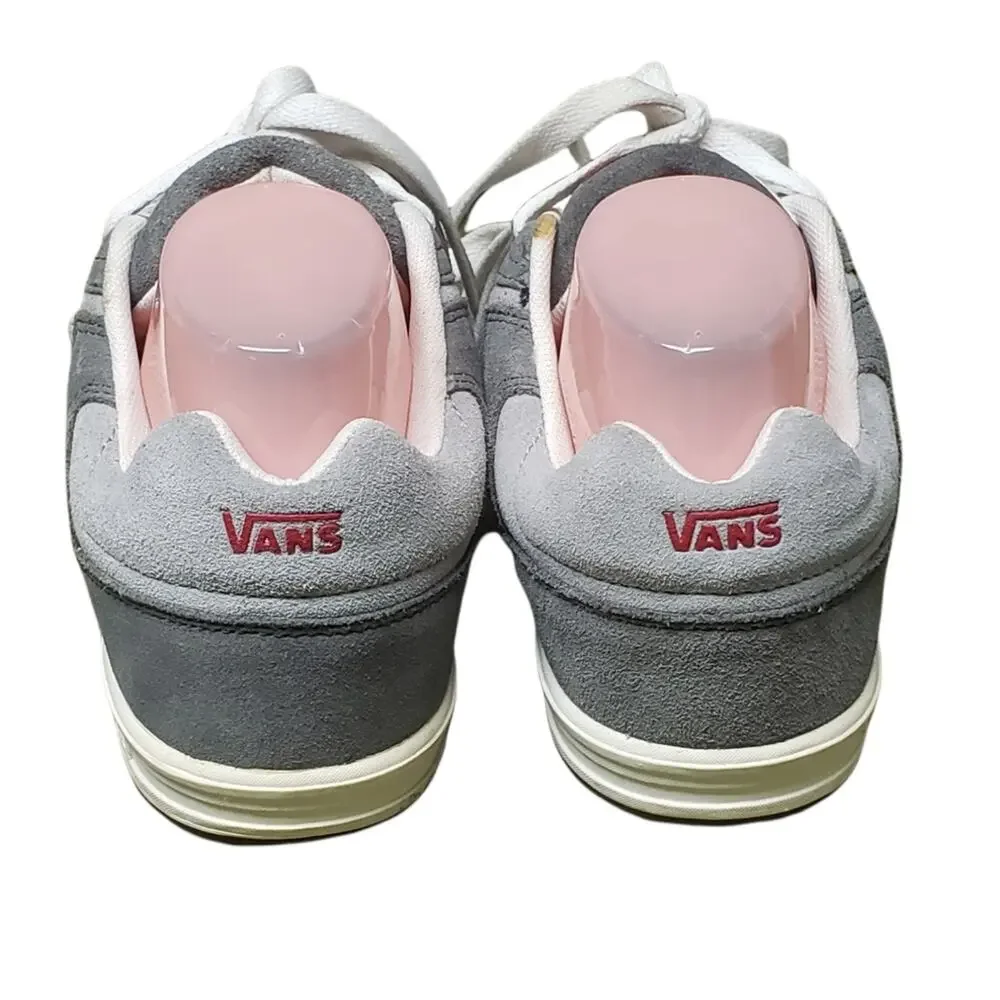 Vans Grey Suede Skater Fashion Street Wear Sneakers Shoes